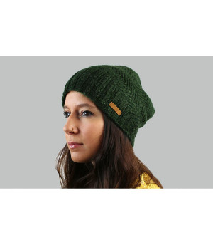 green long beanie Barts Cecilia Beanie army